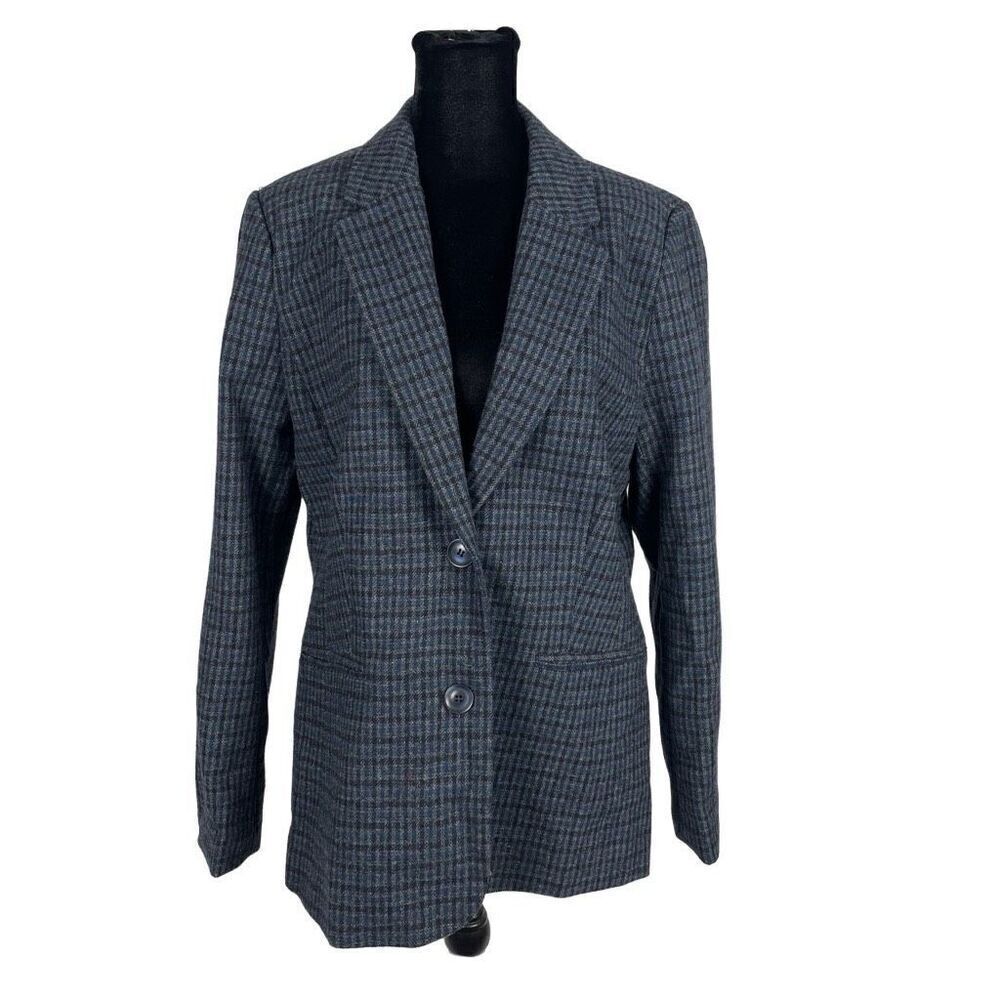 Vintage Chadwicks Of Boston Blue Wool Tweed Blazer‎ - Women’s 10